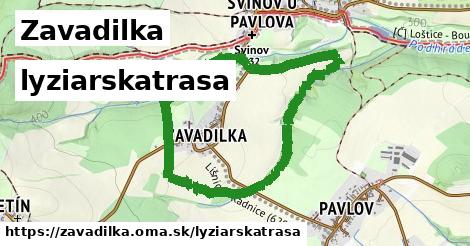 Zavadilka Lyžiarske trasy  