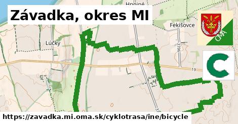 Závadka, okres MI Cyklotrasy iná bicycle