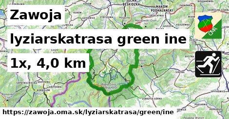 Zawoja Lyžiarske trasy zelená iná
