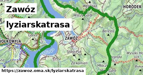 Zawóz Lyžiarske trasy  
