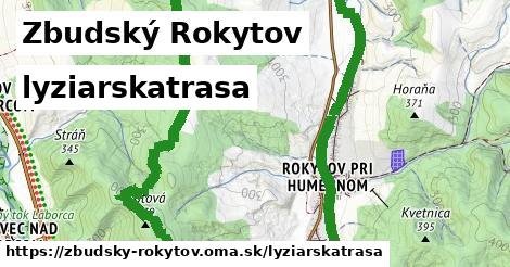 Zbudský Rokytov Lyžiarske trasy  
