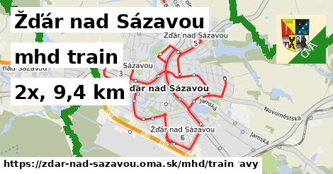 Žďár nad Sázavou Doprava train 