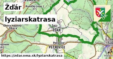 Žďár Lyžiarske trasy  
