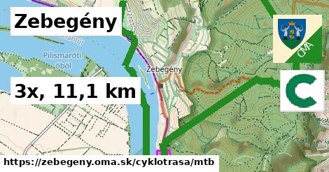 Zebegény Cyklotrasy mtb 