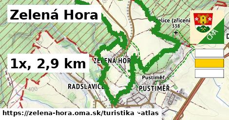 Zelená Hora Turistické trasy  