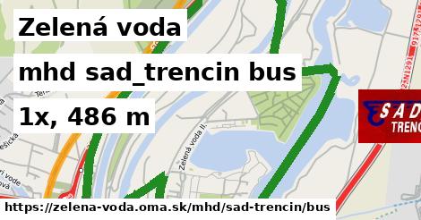 Zelená voda Doprava sad-trencin bus