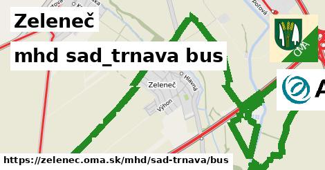 Zeleneč Doprava sad-trnava bus