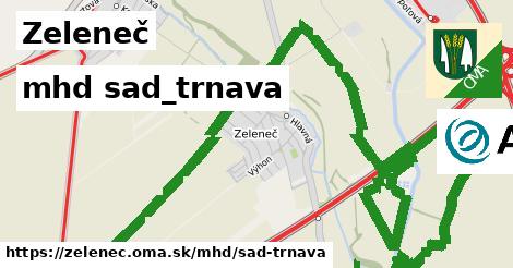 Zeleneč Doprava sad-trnava 