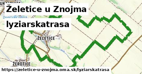 Želetice u Znojma Lyžiarske trasy  