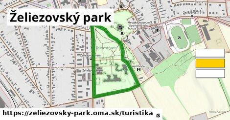 Želiezovský park Turistické trasy  