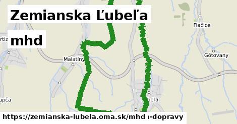 Zemianska Ľubeľa Doprava  