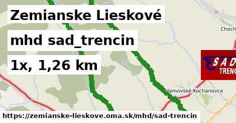 Zemianske Lieskové Doprava sad-trencin 