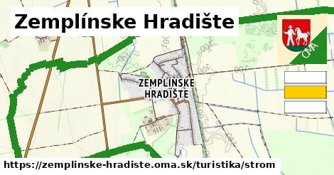 Zemplínske Hradište Turistické trasy strom 