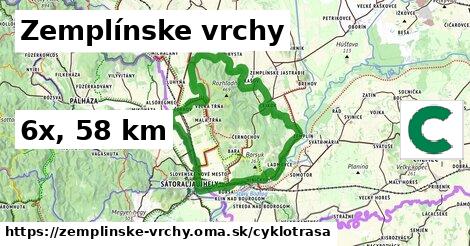 Zemplínske vrchy Cyklotrasy  