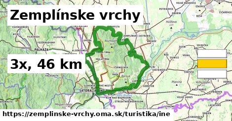 Zemplínske vrchy Turistické trasy iná 