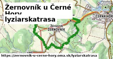 Žernovník u Černé Hory Lyžiarske trasy  