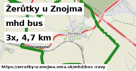 Žerůtky u Znojma Doprava bus 