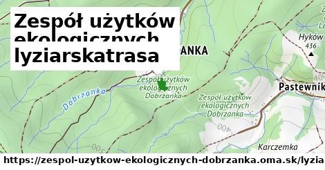 Zespół użytków ekologicznych Dobrzanka Lyžiarske trasy  