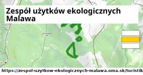 Zespół użytków ekologicznych Malawa Turistické trasy  