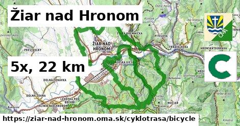 Žiar nad Hronom Cyklotrasy bicycle 