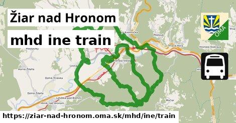 Žiar nad Hronom Doprava iná train