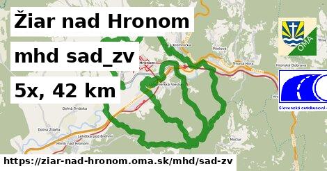 Žiar nad Hronom Doprava sad-zv 