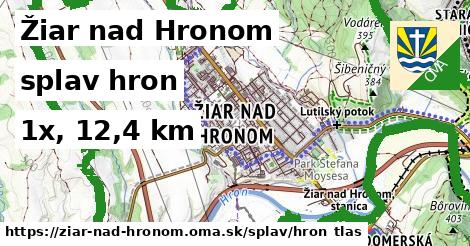 Žiar nad Hronom Splav hron 