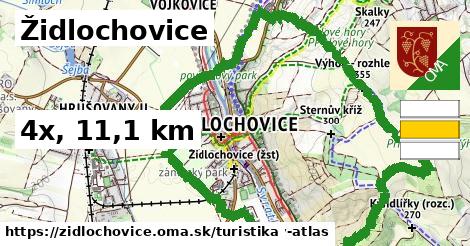 Židlochovice Turistické trasy  