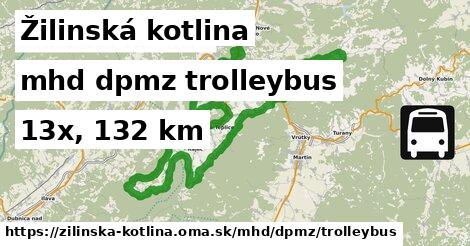 Žilinská kotlina Doprava dpmz trolleybus