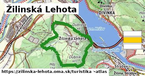 Žilinská Lehota Turistické trasy  