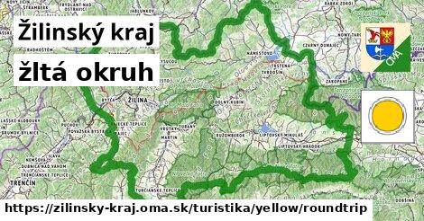 Žilinský kraj Turistické trasy žltá okruh