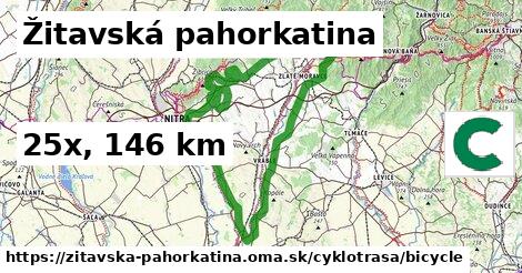 Žitavská pahorkatina Cyklotrasy bicycle 