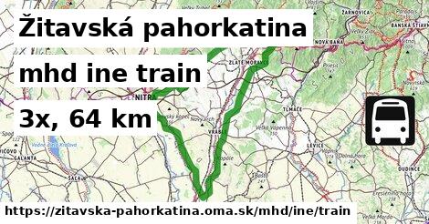 Žitavská pahorkatina Doprava iná train