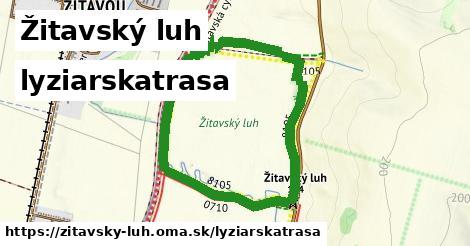 Žitavský luh Lyžiarske trasy  