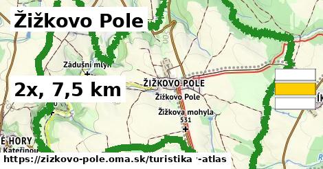 Žižkovo Pole Turistické trasy  