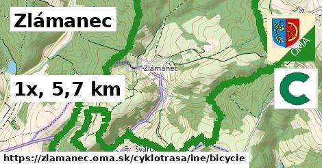 Zlámanec Cyklotrasy iná bicycle