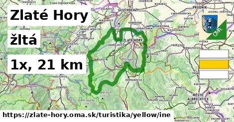 Zlaté Hory Turistické trasy žltá iná