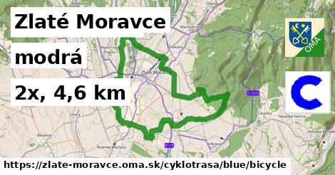 Zlaté Moravce Cyklotrasy modrá bicycle