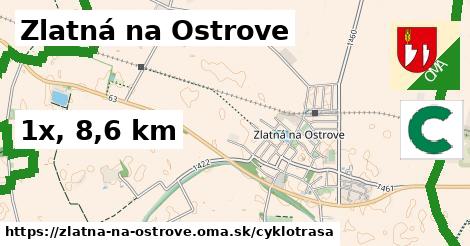 Zlatná na Ostrove Cyklotrasy  