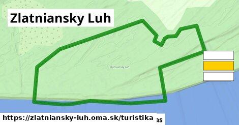 Zlatniansky Luh Turistické trasy  