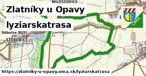 Zlatníky u Opavy Lyžiarske trasy  