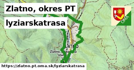 Zlatno, okres PT Lyžiarske trasy  