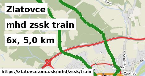 Zlatovce Doprava zssk train