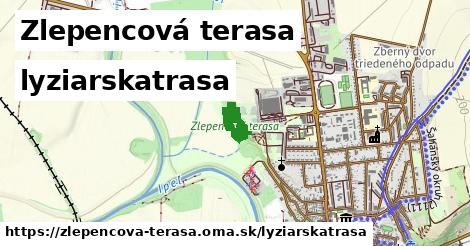 Zlepencová terasa Lyžiarske trasy  
