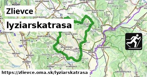 Zlievce Lyžiarske trasy  