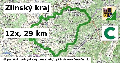 Zlínský kraj Cyklotrasy iná mtb