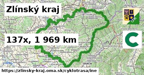 Zlínský kraj Cyklotrasy iná 