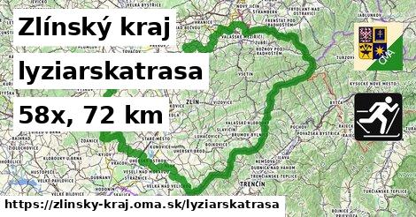 Zlínský kraj Lyžiarske trasy  