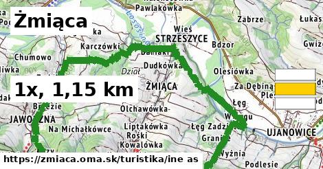 Żmiąca Turistické trasy iná 