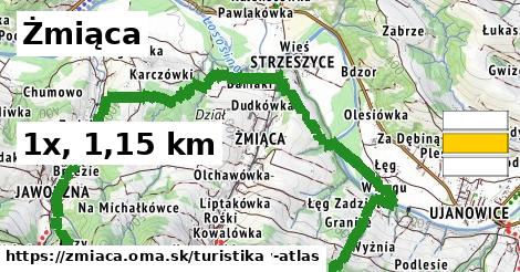 Żmiąca Turistické trasy  